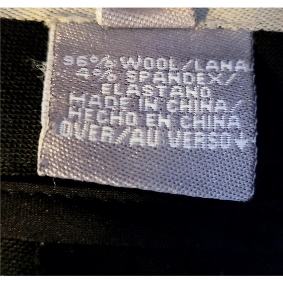 Ellen Tracy Womens Tropical Wool Pants Flat Front Size 8 Pockets Careerwear - Picture 10 of 10